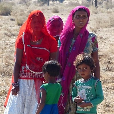 Femmes indiennes village siyana Rajasthan