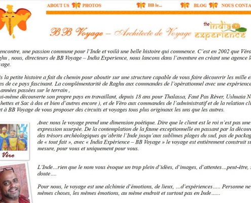 Expérience immersive en Inde